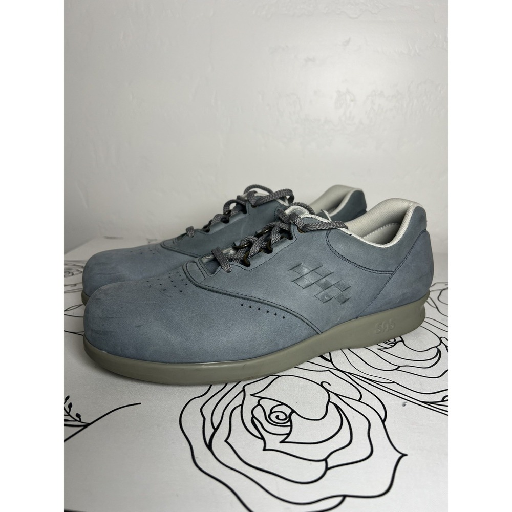 SAS Free Time Shoes Woman's Tripad Blue Suede Size 10 S Slim